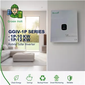 سانورتر هیبریدی خورشیدی 12 کیلووات گوگرین مدل GGIV IP-12KW – Go Green