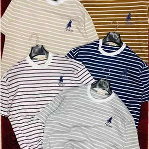 تیشرت رینگری POLO تمام پنبه گرم بالا