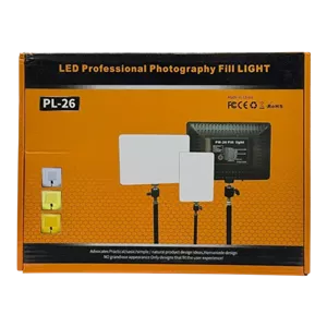 نور ثابت led به همراه سه پایه مدل pl-26