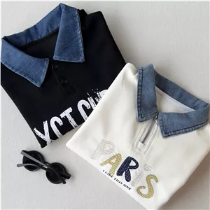 بلوز دورس یقه جین 💙