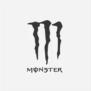 برچسب استیکر طرح پنجه مانستر کد2