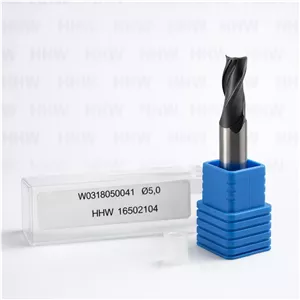 فرز انگشتی کارباید HHW قطر ۵ میلی‌متر – 2 پره