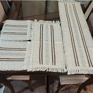 رومیزی ۴ تیکه  ترک(سه تیکه  رانر)