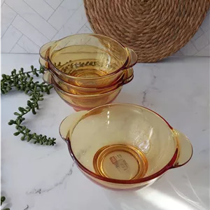 کاسه کریستال رنگی