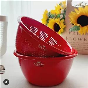 ست آبکش و کاسه آلومینیومی روکش شده karalist