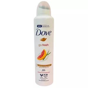 اسپری داو Dove رایحه گیریپ فوروت حجم 250 میل اسپری خوشبو کننده بدن
