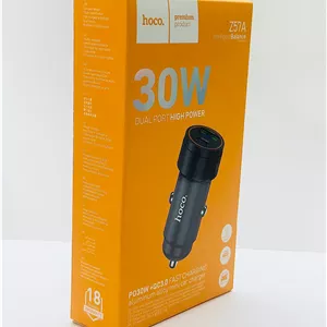 شارژر فندکی 30 وات هوکو مدل Z57A USB