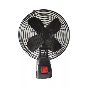 پنکه فلزی شارژی با باتری 48V مدل Lithium Electric Fan | بدنه مقاوم فلزی و پرتاب باد قوی