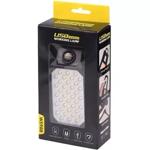 چراغ شارژی آویز و مگنتی مدل W598B