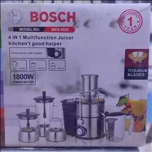 آبمیوه گیری بوش 4کاره تیغه تیتانیوم وکیوم دار (ارسال رایگان)
