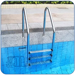 پله (نردبان)استخری 6 پله مدل کلاب کفی استیل