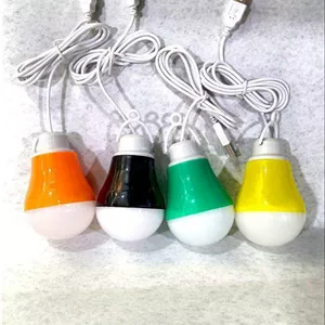 لامپ LED حبابی 5 وات مدل W5 USB | نوردهی عالی و کم‌مصرف