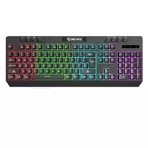 7933 کیبورد باسیم گیمینگ وان مکس مدل OM-G5800E | نورپردازی RGB Gaming