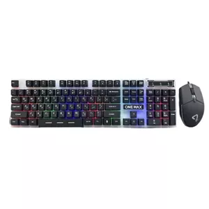 کیبورد موس سیم دار گیمینگ OM-G6100 وان مکس/ONE-MAX