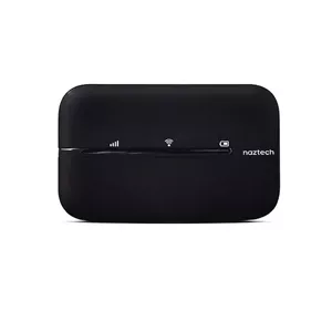 مودم 4G LTE قابل حمل نزتک مدل NZT-77CT با باتری 2100 میلی‌آمپر، پشتیبانی از 10 کاربر همزمان، آنتن داخلی، پورت USB Type-C و شیار سیم کارت میکرو