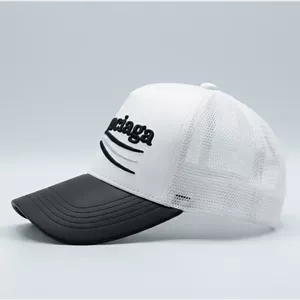 کلاه گورین پشت توری BALENCIAGA سفید مشکی (مدل g1324)