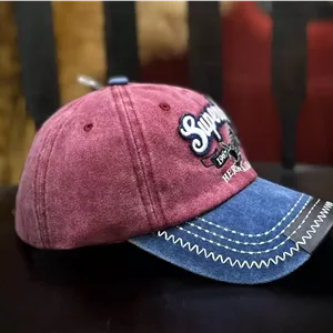 کلاه سنگشور Superdry آبی قرمز (مدل 3006)