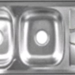 سینک استیل دو لگن کد 117 Elite آریس تپس