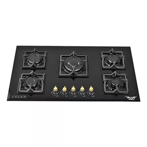 اجاق گاز 5 شعله شیشه ای هشتی کد 501 آریس تپس