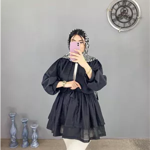 مانتو کوتاه و عروسکی دخترانه جنس کتان نازلی مانتو کوتوه عروسکی زنانه مانتو خنک و بهاره مانتو تابستانه سایزبندی 38 الی 46