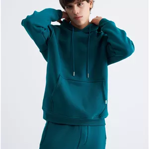 هودی بیسیک اورسایز رنگ سبز کله غازی برند مچینیست MACHINIST