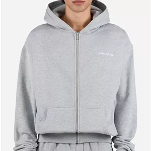 سویشرت بیسیک اورسایز رنگ طوسی ملانژ برند پگادور PEGADOR