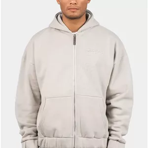 سویشرت بیسیک اورسایز رنگ Moonbeam برند دراپسایز DROPSIZE