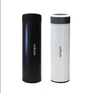 فلاسک هوشمند دماسنج‌دار(دور سیلیکونی) یونیک ۵۰۰ میلی‌لیتر | استیل دولایهصافی دمنوش