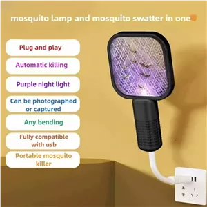 حشره کش برقی قابل حمل سفر و کمپینگ مدل USB