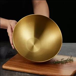 کاسه استیل طلایی سایز ۲۸