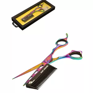 قیچی CutComb هفت رنگ سایز 6.0 رزونال