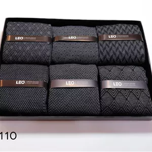 جوراب مردانه لئو ساقدار نخ پنبه ضدبو ضدعرق کد ۱۱۰