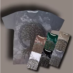 تیشرت پسرانه سیاه قلم سوپر پنبه