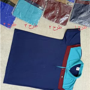 تیشرت مردانه سایز بزرگ جودون یقه دار