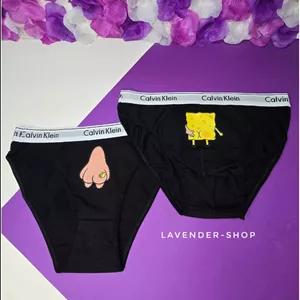 شورت کاپلی زن و شوهری طرح باب‌اسفنجی و پاتریک – ست زوجی فانتزی