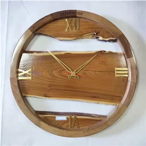 ساعت چوبی دیواری - روستیک