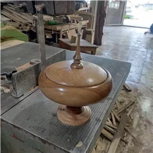 شکلات خوری چوب گردو قطر 24 