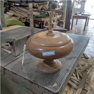 شکلات خوری چوب گردو قطر 24 