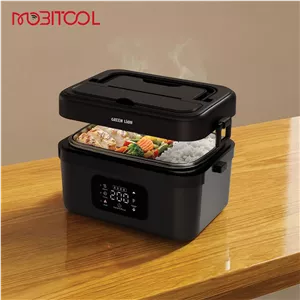 ظرف غذای گرم کن شارژی قابل حمل گرین لاین Green lion Portable Lunch Box GLB-30