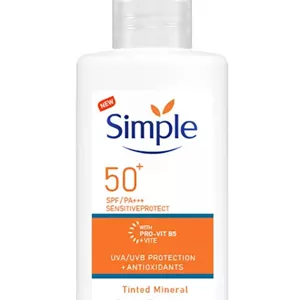 کرم ضد آفتاب با SPF 50 از برند Simple - حجم ۱۲۵ میلی‌لیتر