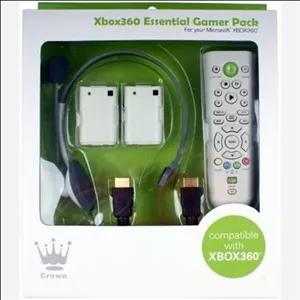 پک گیمرایکس باکسXBOX360 هدست/دوعددباتری کابل و هدست