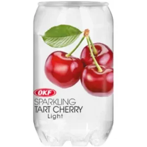 آب گازدار 350 ml آلبالو او کی اف sparkling tart cherry lite OKF