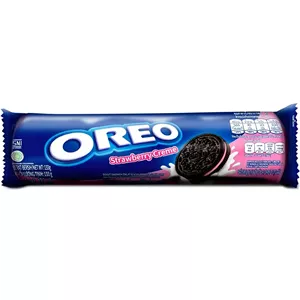 بیسکویت اورئو با کرم توت فرنگی Oreo Strawberry Creme