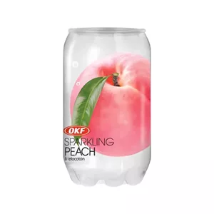 آب گازدار با طعم هلو او کی اف 350 میل OKF