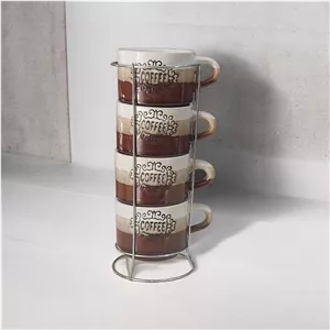 شات 4 عددی استند دار طرح .کافی  .Coffee