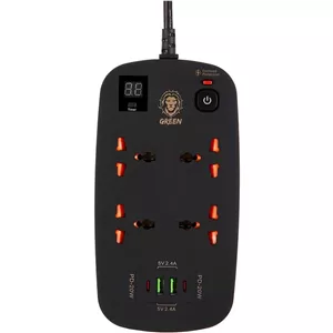 چند راهی برق هوشمند تایمر دار گرین لاین مدل power socket