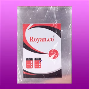 طلق نازک شفاف صحافی PVC سایز A4