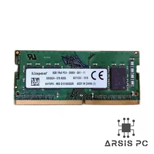 رم لپ تاپ 8GB برند Kingston مدل DDR4 فرکانس 2666Mhz تایمینگ CL19 استوک