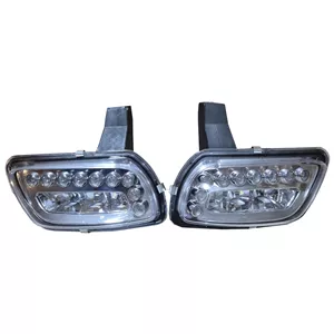 مه شکن جلو دی لایت هلا مدل کروم مناسب برای پژو پارس بسته 2 عددی