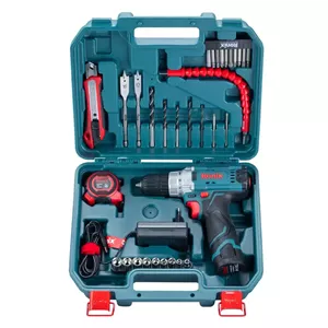 کیت دریل شارژی 12 ولت - 35 پارچه مدل RS-8611